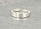 Sterling Silver Tapered Artisan Toe Ring, NiciArt 