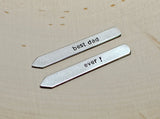 Best dad ever collar stays in aluminum, NiciArt 