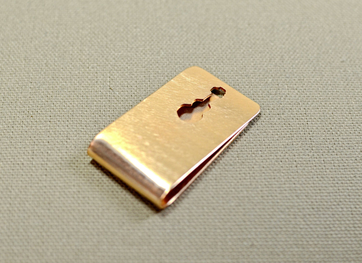 Money Clip with cutout Guitar and Room to Personalize