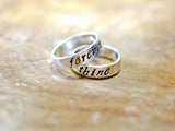 Sterling silver forever mine ring set, NiciArt 