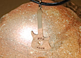 Sterling silver guitar necklace, NiciArt 