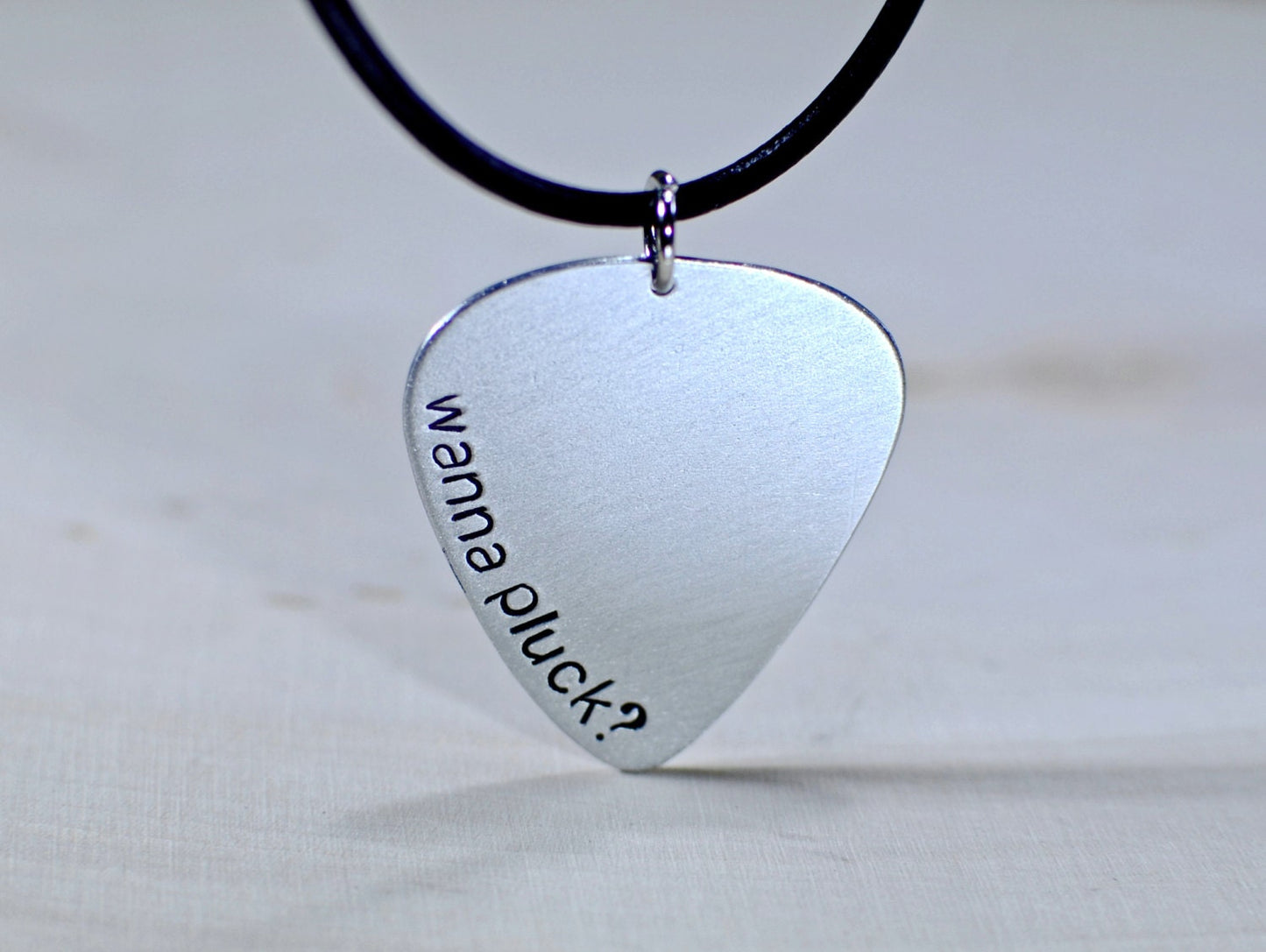Guitar pick necklace