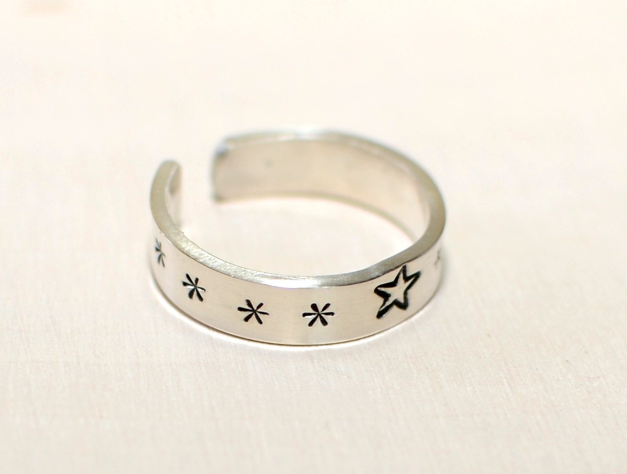 Sterling silver toe ring for stars
