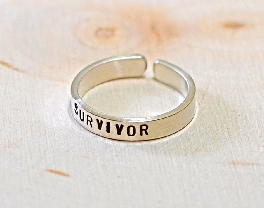 Sterling Silver Cancer Survivor Toe Ring