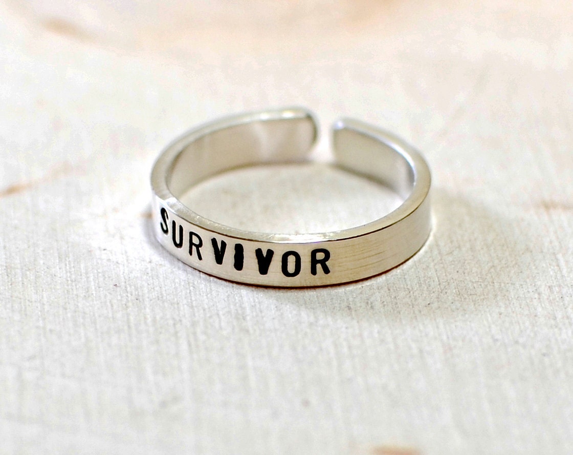 Sterling Silver Cancer Survivor Toe Ring