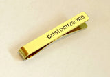 Personalized Tie Clip in Brass for Custom Engraving and Stamping, NiciArt 