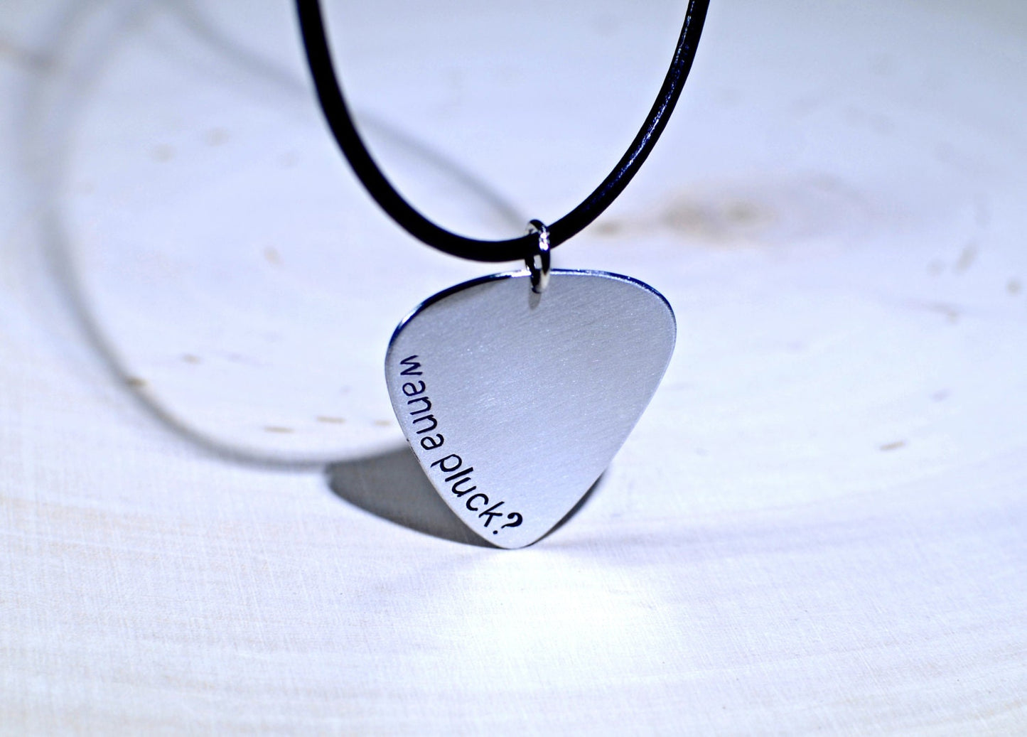 Guitar pick necklace