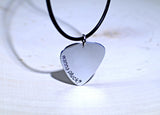 Aluminum Wanna Pluck Guitar Pick Necklace, NiciArt 