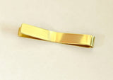 Personalized Tie Clip in Brass for Custom Engraving and Stamping, NiciArt 