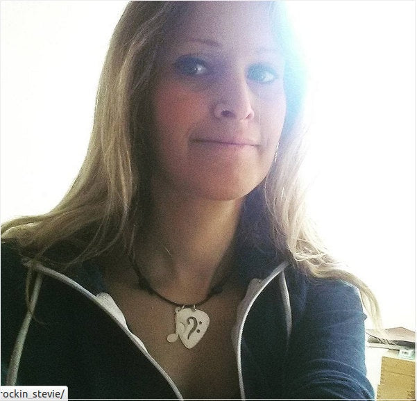 Sterling silver Music note and bass clef guitar pick necklace