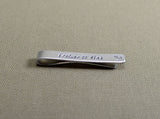 I refuse to sink sterling silver tie bar with anchor, NiciArt 