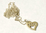 A Paw for the Animal Love in Custom Sterling Silver Heart Charm Necklace, NiciArt 