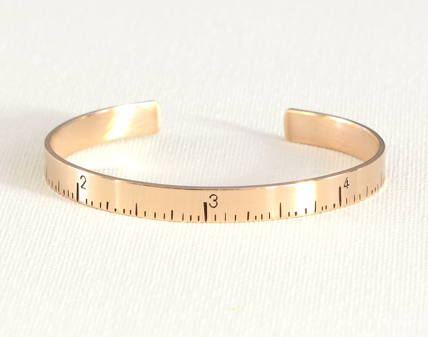 Ruler bracelet in bronze