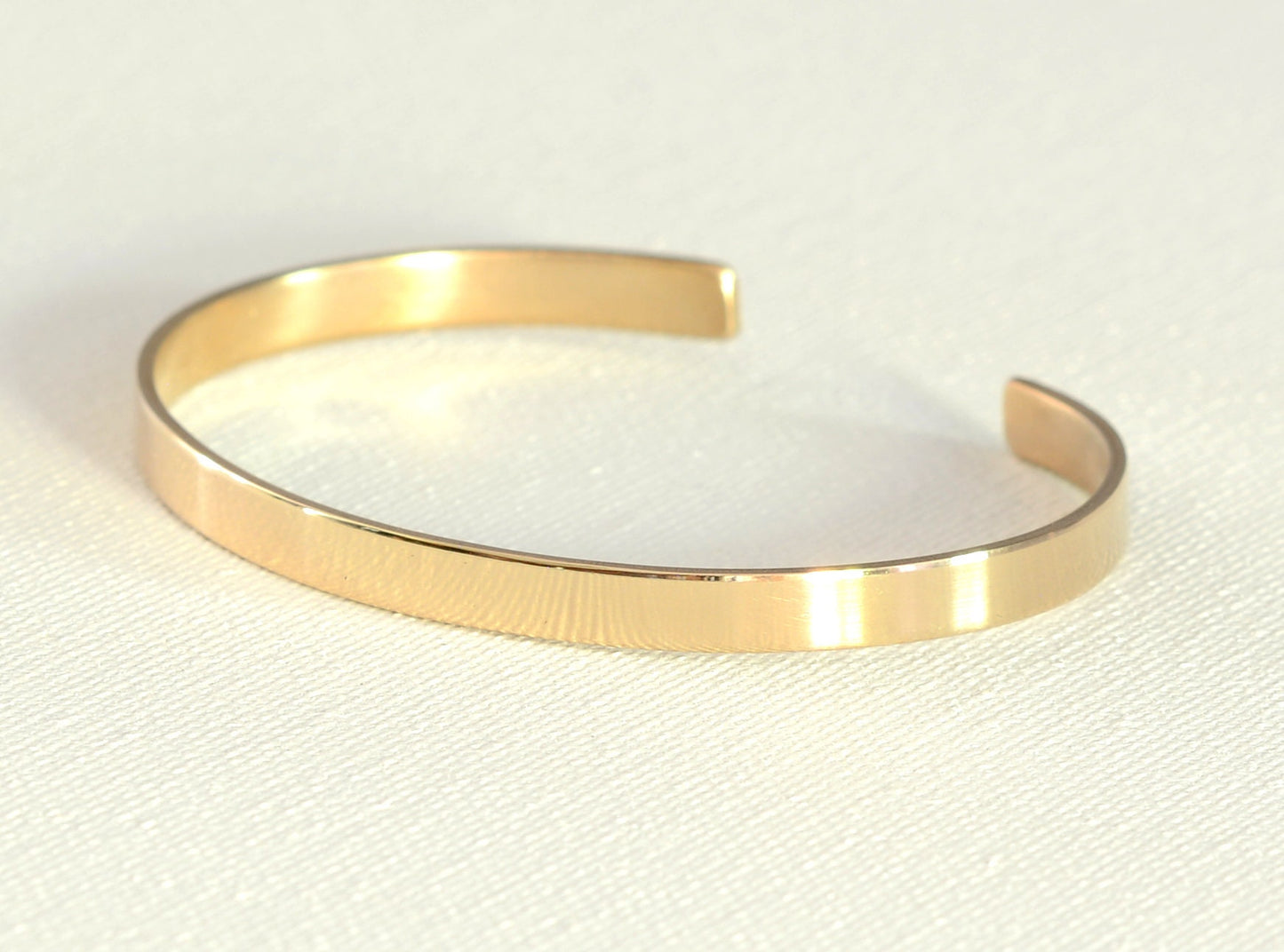 Love you to the moon and back stamped bronze bracelet