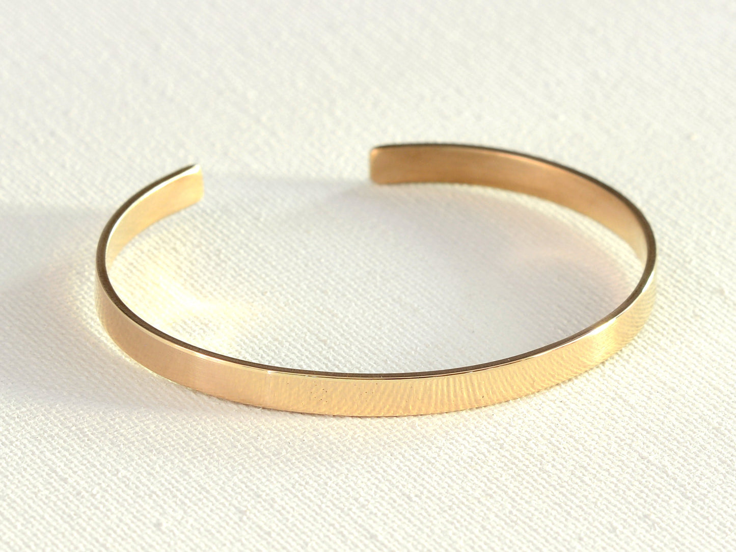 Love you to the moon and back stamped bronze bracelet