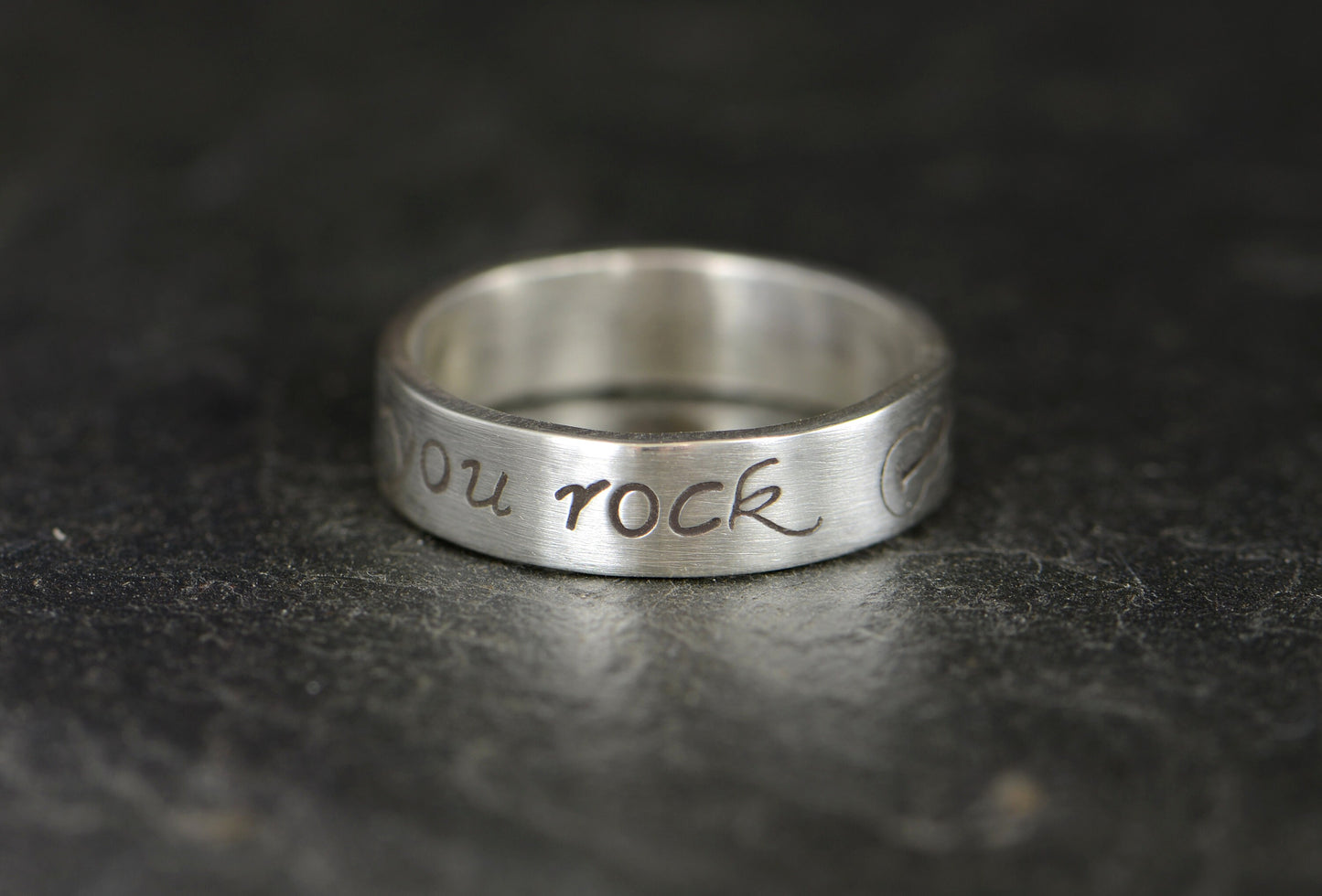 You Rock Sterling Silver Ring for Inspiration