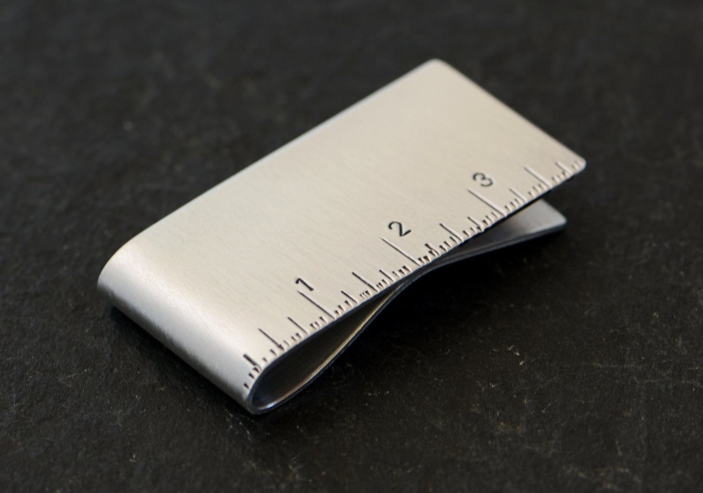Ruler on Sterling Silver Money Clip