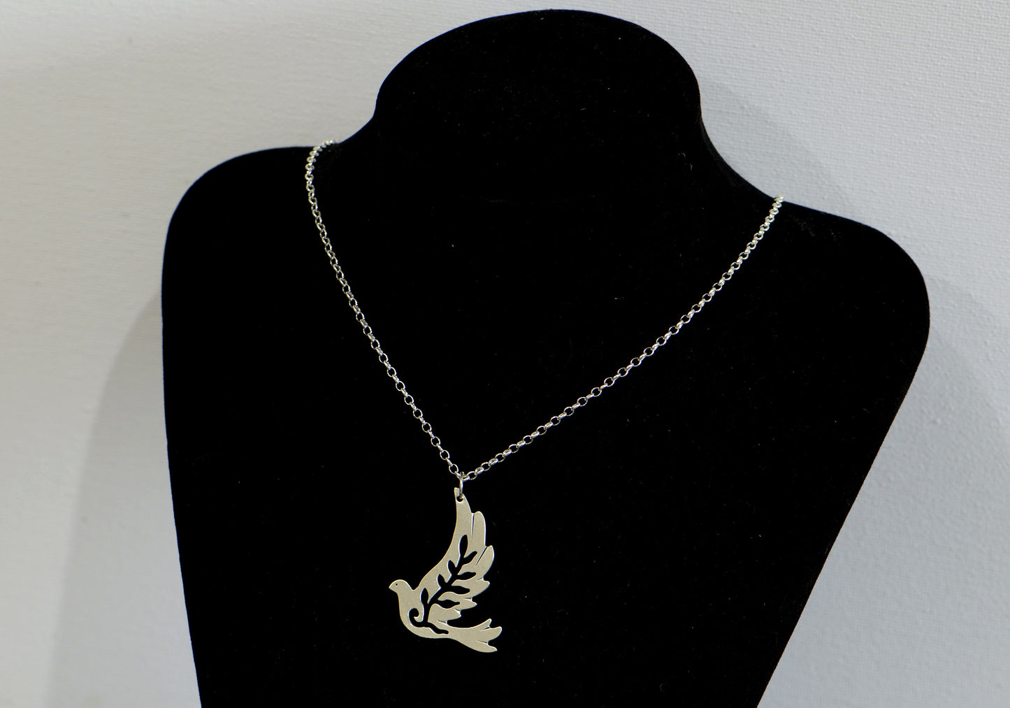 Peace Dove Sterling Silver Necklace