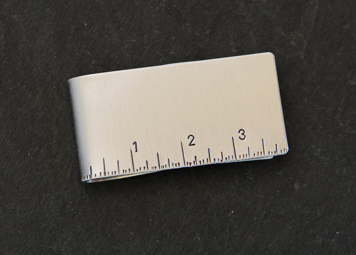 Ruler on Sterling Silver Money Clip