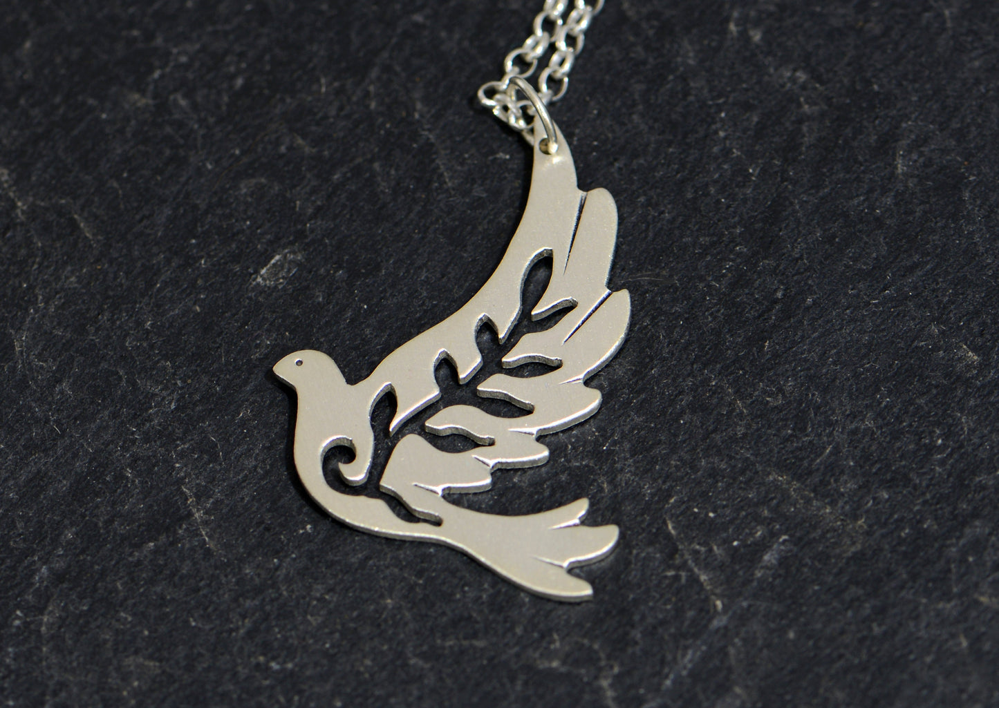 Peace Dove Sterling Silver Necklace