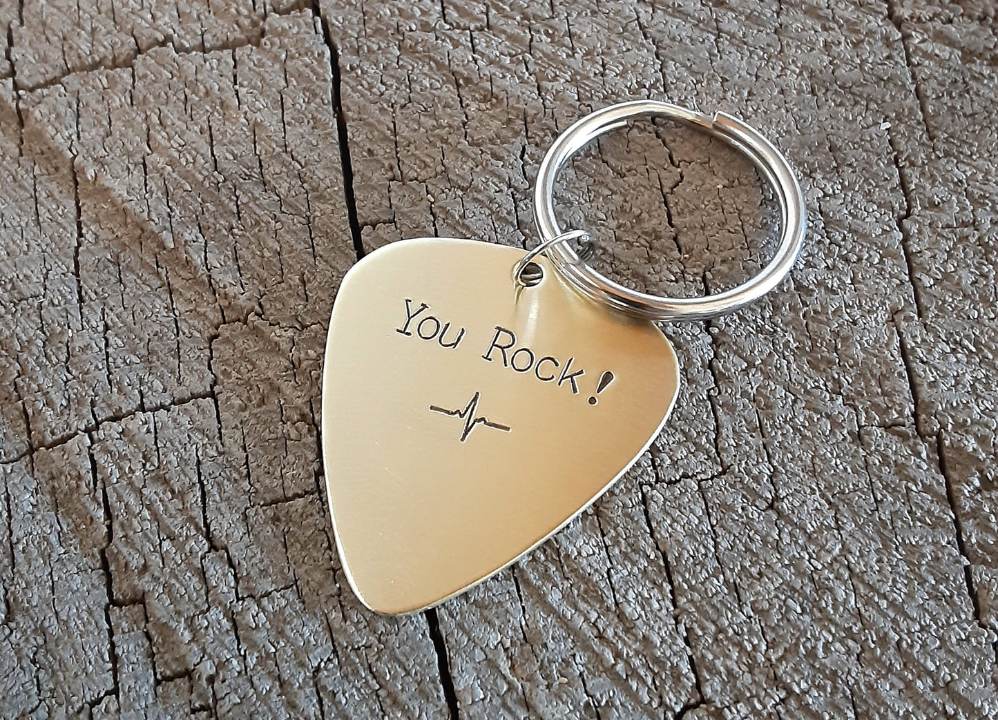 You Rock Bronze Guitar Pick for Nurses and Healthcare Workers