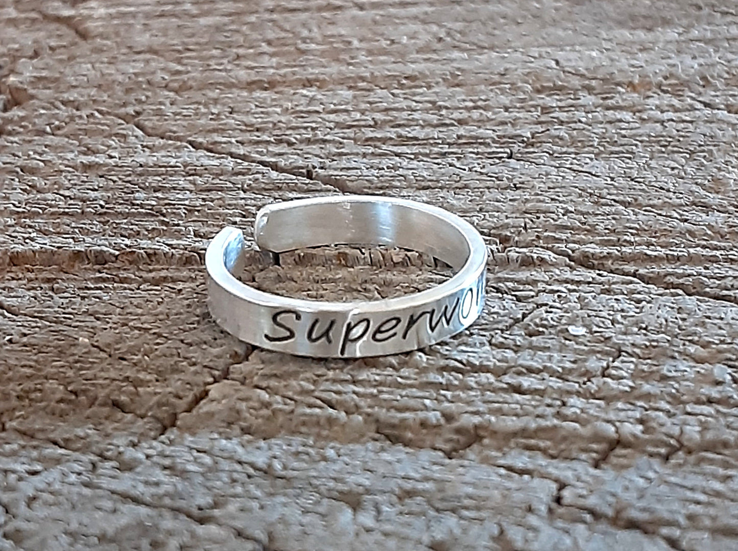 Toe Ring for a Superwoman in Sterling Silver for an Everyday Hero