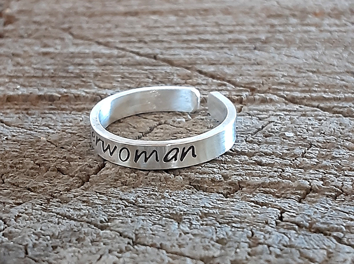 Toe Ring for a Superwoman in Sterling Silver for an Everyday Hero