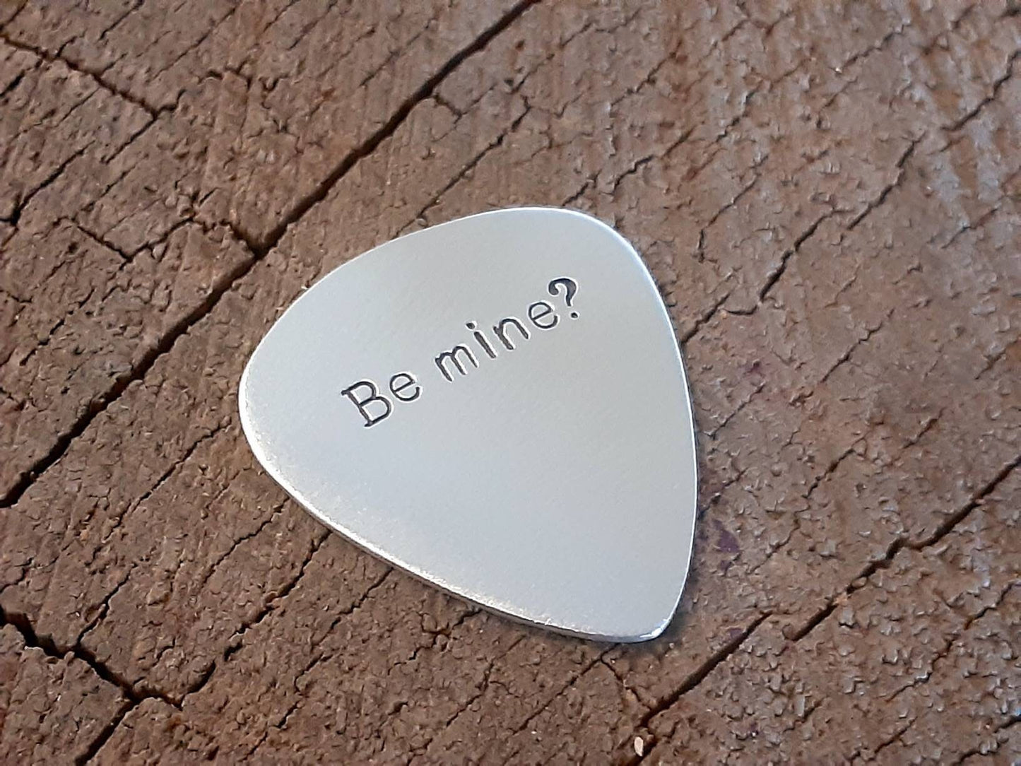 Sterling silver 25th anniversary guitar pick