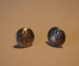 Wild Paw Stud Earrings in Sterling Silver, NiciArt 