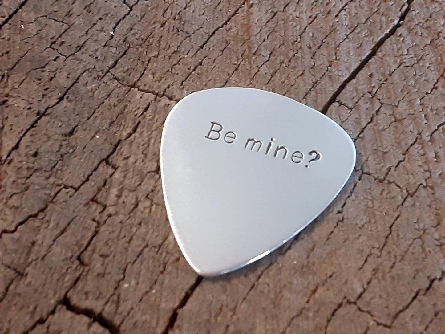 Sterling silver 25th anniversary guitar pick