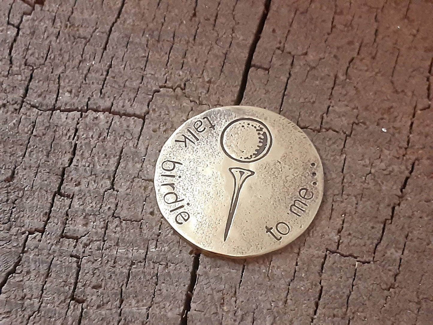 Golf ball marker in various metals