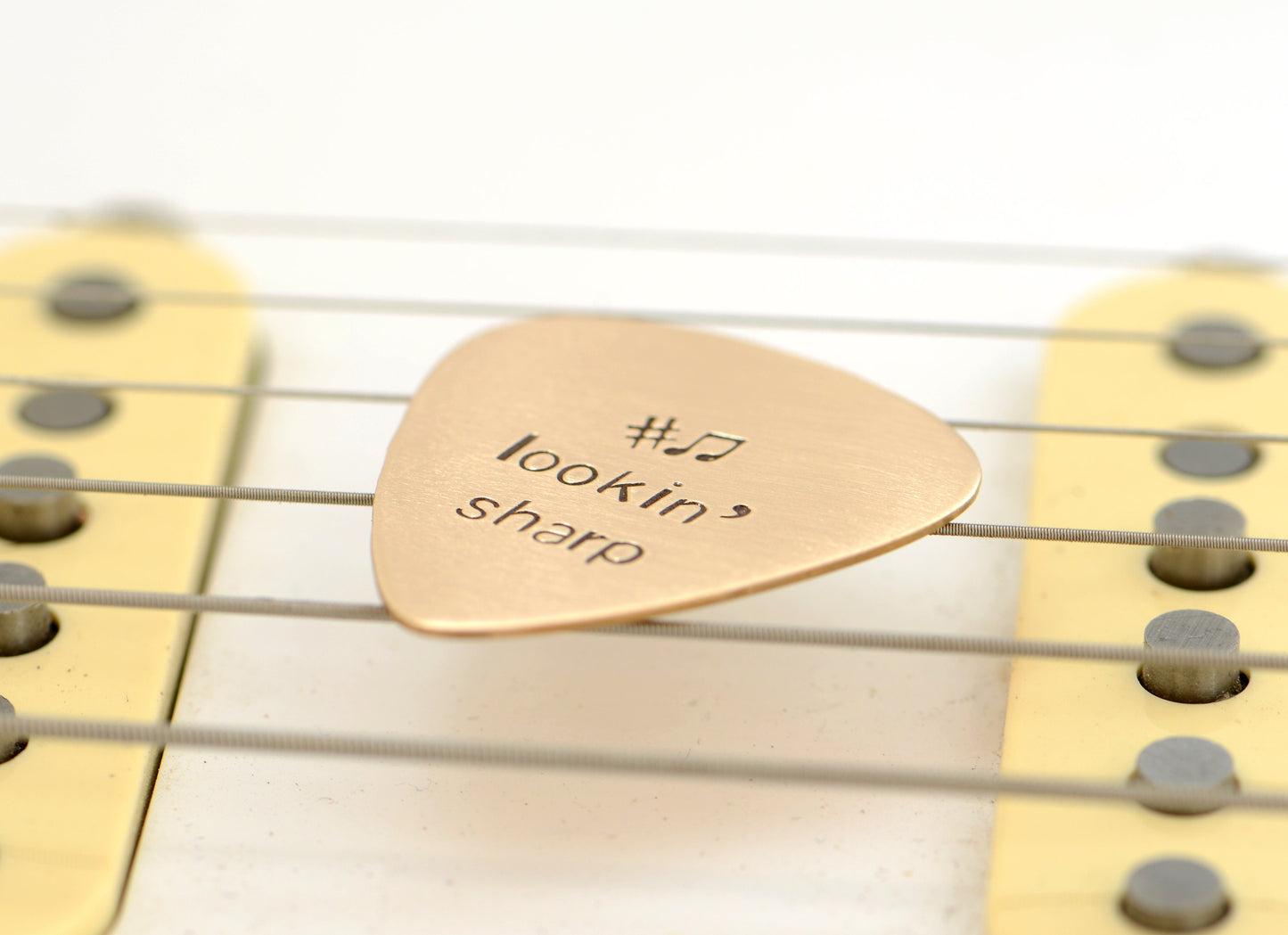 Lookin’ Sharp Guitar Pick in Bronze