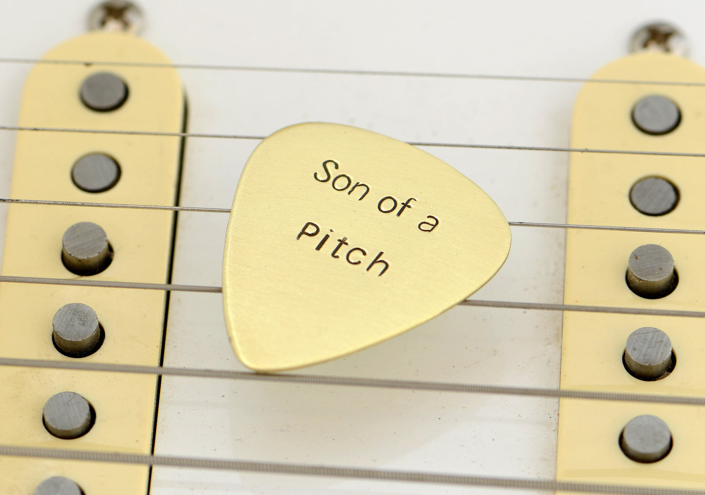 Son of a Pitch Bronze Guitar Pick