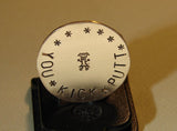 You kick putt bronze golf marker ladies edition, NiciArt 