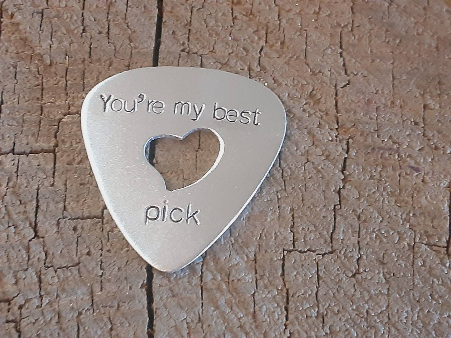 Sterling silver guitar pick