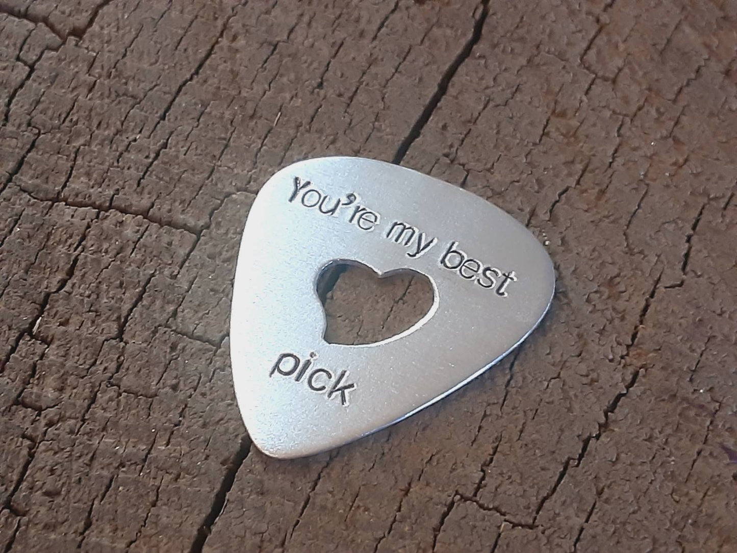 Sterling silver guitar pick
