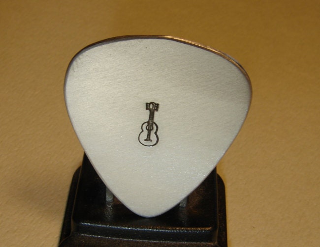 Sterling silver simple guitar pick