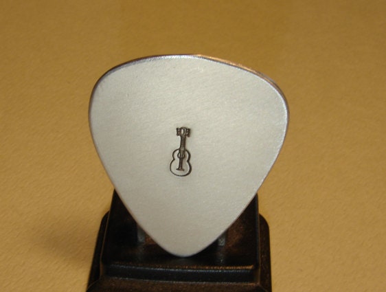 Sterling silver simple guitar pick