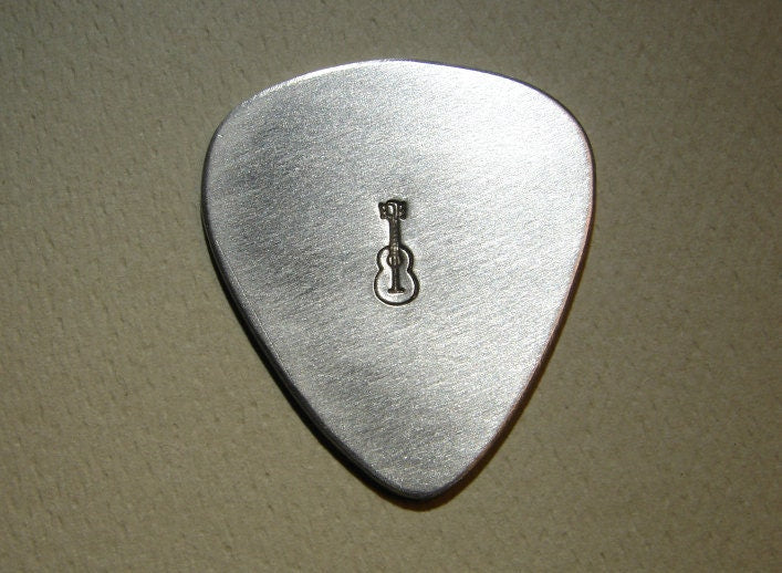 Sterling silver simple guitar pick