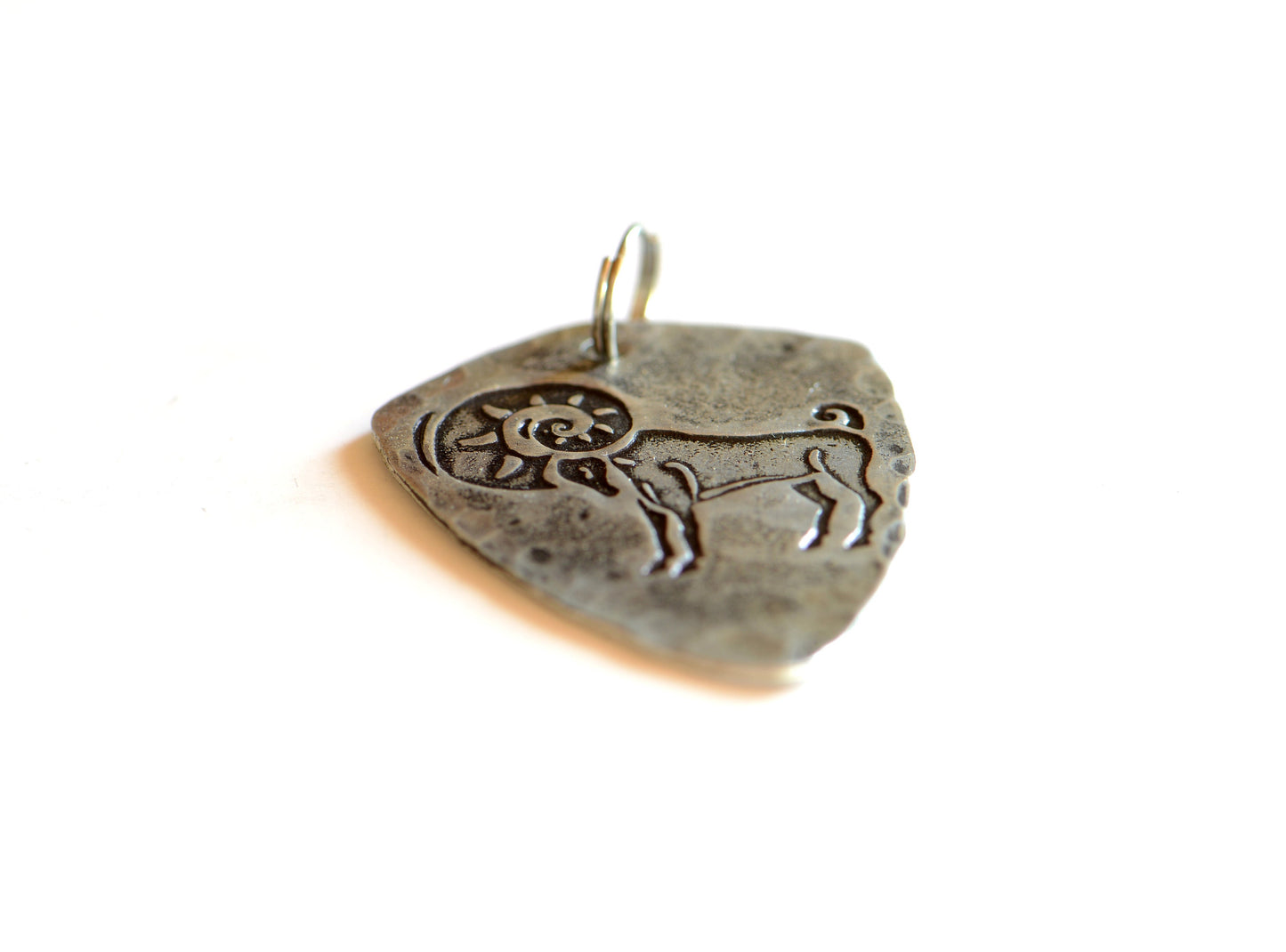 Zodiac sign sterling silver necklace - Aries as shown but can be customized to any astrology signs