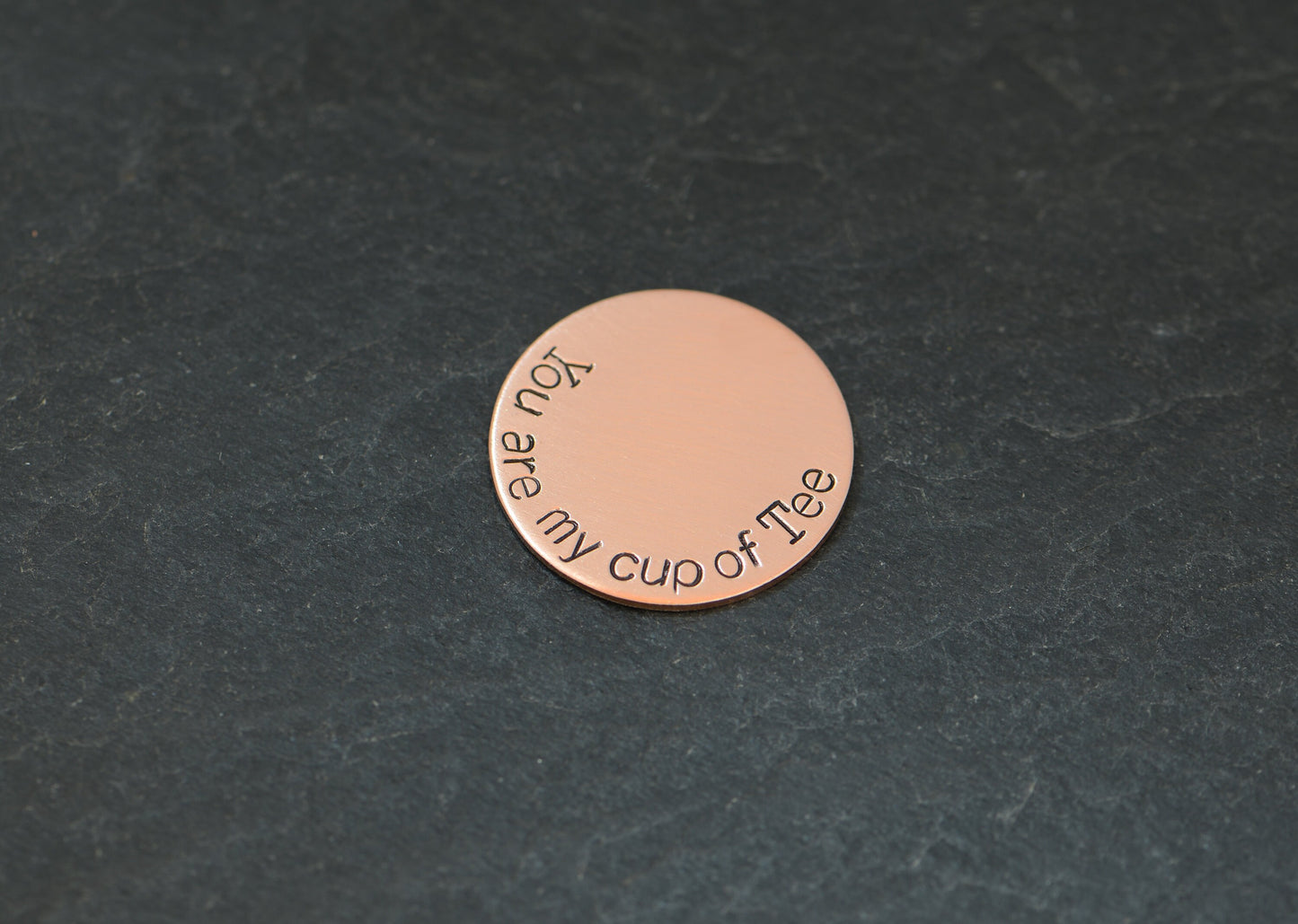 You are my cup of tee copper golf ball marker