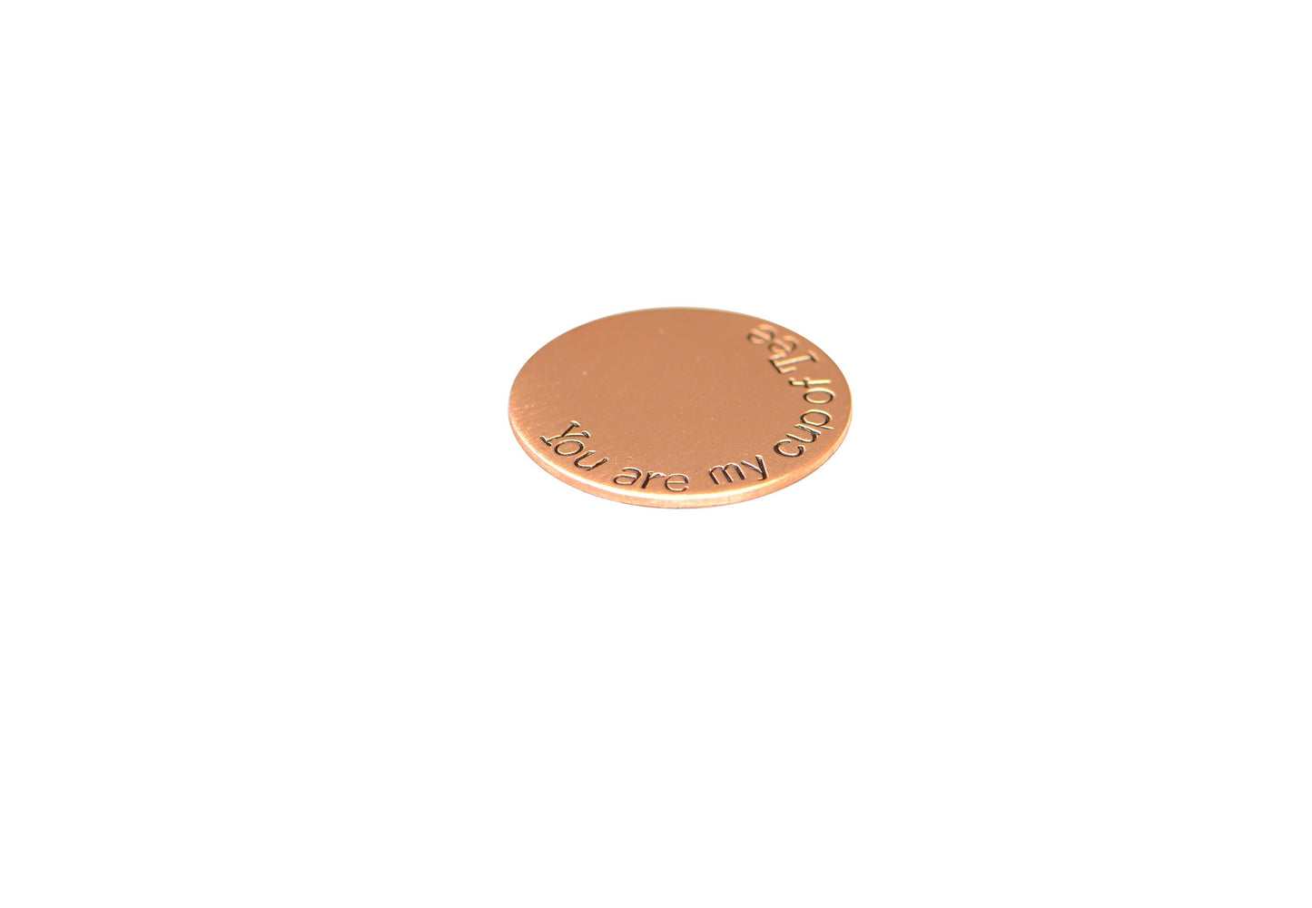 You are my cup of tee copper golf ball marker