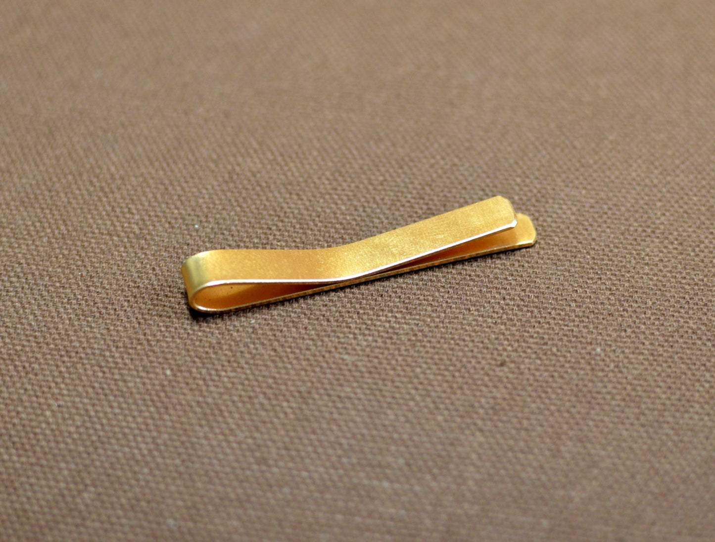 Solid 14K gold tie bar handmade for a special dad