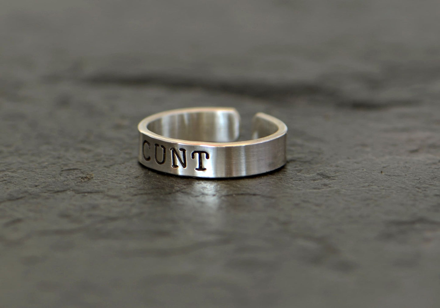 Sterling silver cunt toe ring