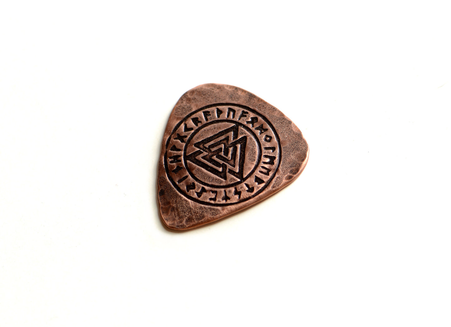 copper guitar pick - playable with the trifecta - signed guitar pick - NicisPicks