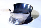 Dragonfly sterling silver anticlastic cuff bracelet, NiciArt 