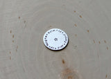 Aluminum golf marker born to golf forced to work, NiciArt 