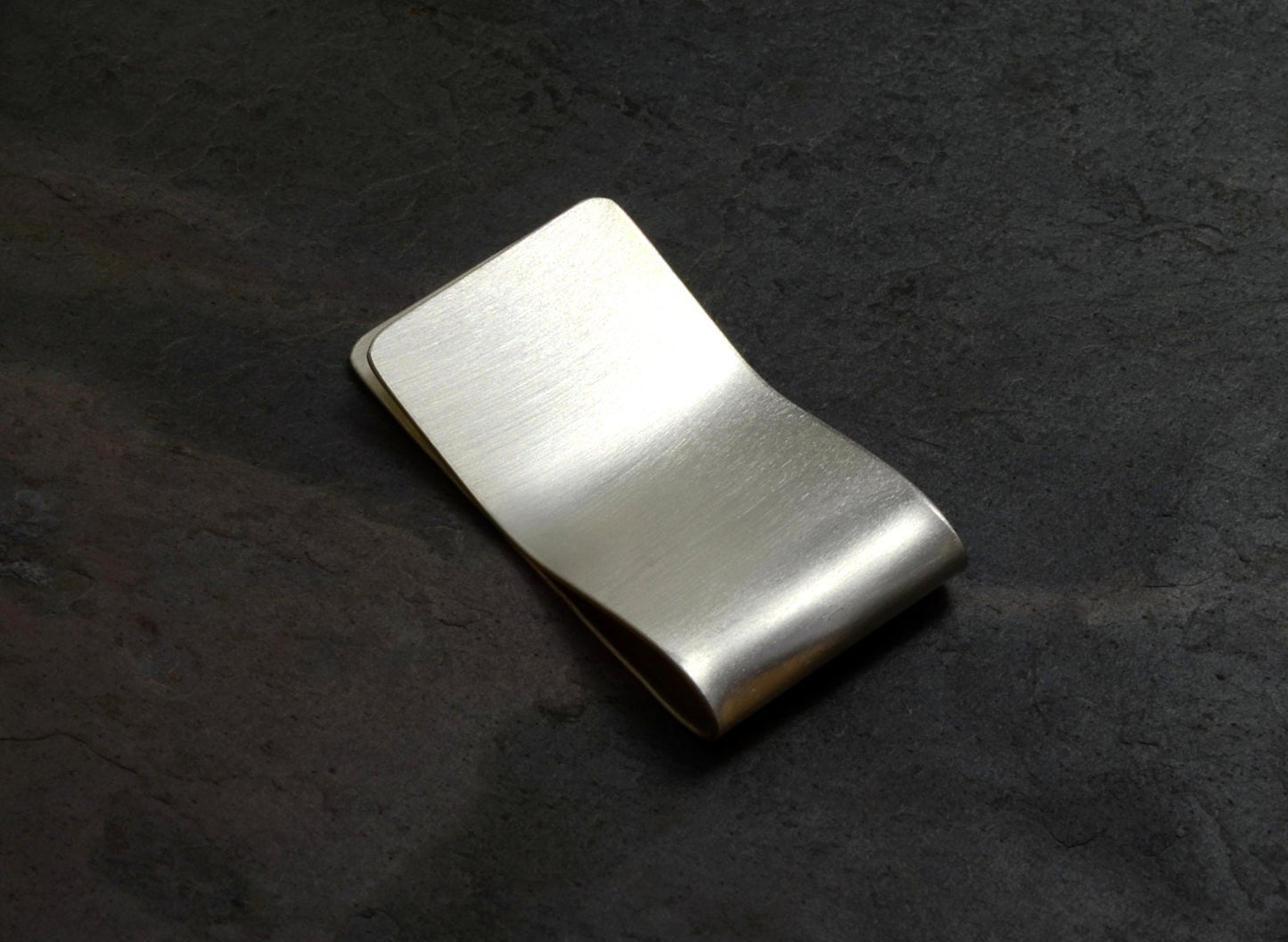 Money Clip in Sterling Silver with We Love You Daddy