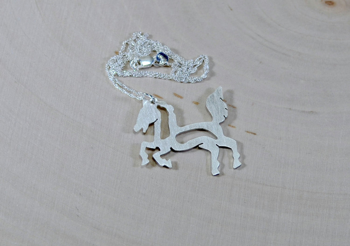 Horse Necklace in Sterling Silver