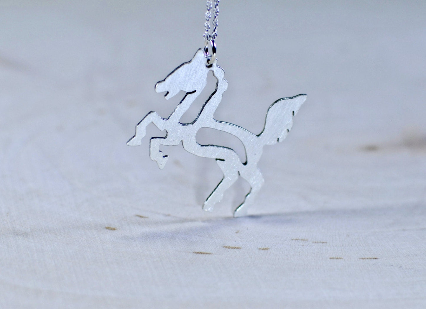Horse Necklace handcrafted in Sterling Silver